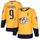 MEN'S NASHVILLE PREDATORS #9 FILIP FORSBERG YELLOW JERSEY