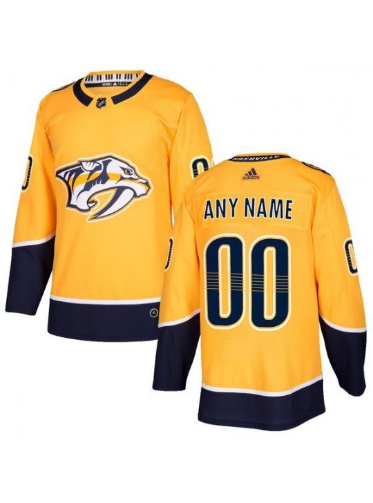 NASHVILLE PREDATORS CUSTOMIZED YELLOW JERSEY