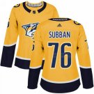 WOMEN'S NASHVILLE PREDATORS #76 P. K. SUBBAN YELLOW JERSEY