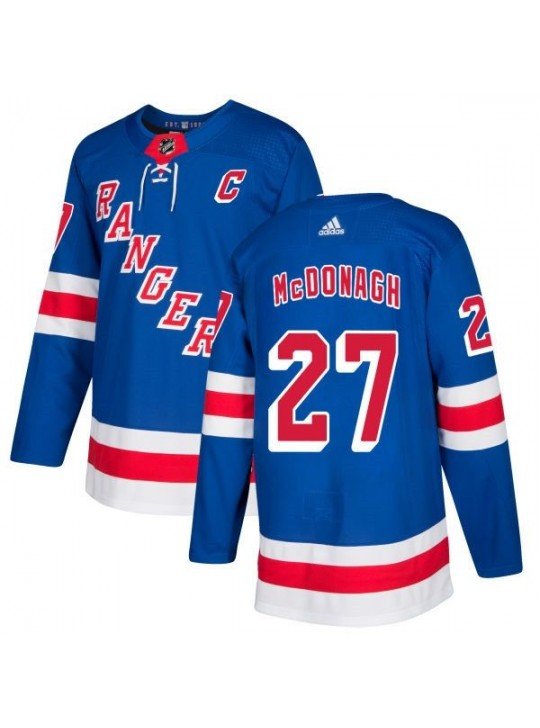 MEN'S NEW YORK RANGERS #27 RYAN MCDONAGH HOME BLUE JERSEY