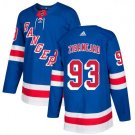 MEN'S NEW YORK RANGERS #93 MIKA ZIBANEJAD HOME BLUE JERSEY