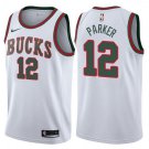 Mens MILWAUKEE BUCKS #12 JABARI PARKER WHITE SWINGMAN JERSEY