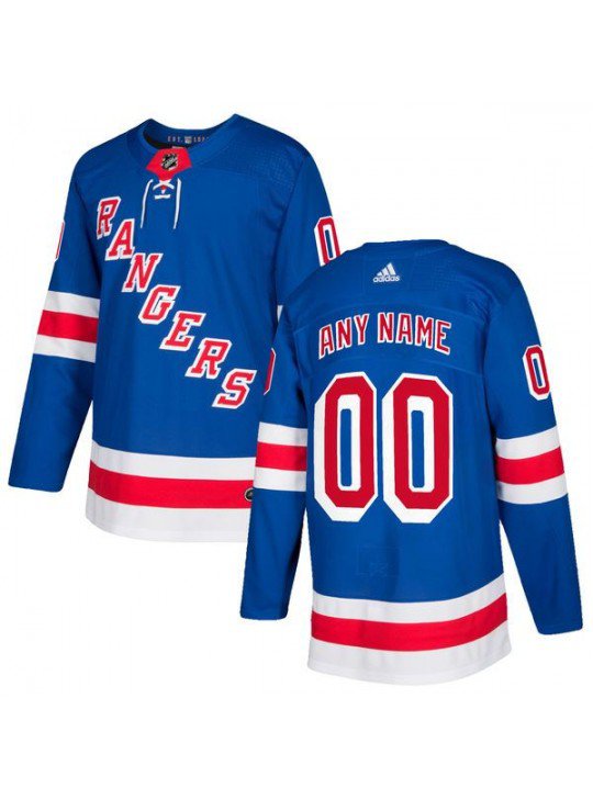 MEN'S NEW YORK RANGERS CUSTOMIZED HOME BLUE JERSEY