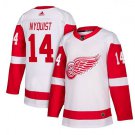 MEN'S DETROIT RED WINGS #14 GUSTAV NYQUIST WHITE JERSEY