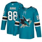 MEN'S SAN JOSE SHARKS #88 BRENT BURNS TEAL JERSEY