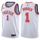 Mens PHOENIX SUNS #1 DEVIN BOOKER WHITE SWINGMAN JERSEY