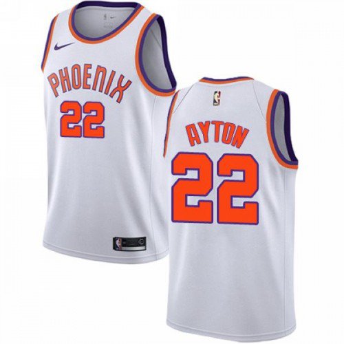 Mens PHOENIX SUNS #22 DEANDRE AYTON WHITE SWINGMAN JERSEY