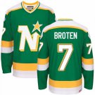 MEN'S DALLAS STARS #7 NEAL BROTEN GREEN THROWBACK JERSEY