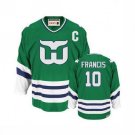 MEN'S HARTFORD WHALERS #10 RON FRANCIS GREEN THROWBACK JERSEY