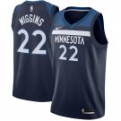 Mens MINNESOTA TIMBERWOLVES #22 ANDREW WIGGINS NAVY SWINGMAN JERSEY