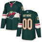 MEN'S MINNESOTA WILD CUSTOMIZED GREEN JERSEY