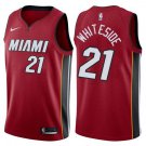 Mens MIAMI HEAT #21 HASSAN WHITESIDE RED SWINGMAN JERSEY