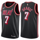 Mens MIAMI HEAT #7 GORAN DRAGIC BLACK SWINGMAN JERSEY