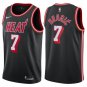 Mens MIAMI HEAT #7 GORAN DRAGIC BLACK SWINGMAN JERSEY