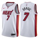 Mens MIAMI HEAT #7 GORAN DRAGIC WHITE SWINGMAN JERSEY