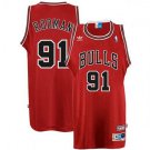 MEN'S CHICAGO BULLS #91 DENNIS RODMAN RED JERSEY