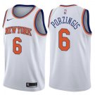 Mens NEW YORK KNICKS #6 KRISTAPS PORZINGIS WHITE SWINGMAN JERSEY