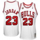 MEN'S CHICAGO BULLS #23 MICHAEL JORDAN WHITE JERSEY