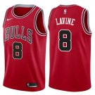 MEN'S CHICAGO BULLS #8 ZACH LAVINE RED SWINGMAN JERSEY