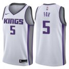 MEN'S SACRAMENTO KINGS #5 DE'AARON FOX WHITE SWINGMAN JERSEY