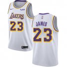 MEN'S LOS ANGELES LAKERS #23 LEBRON JAMES WHITE SWINGMAN JERSEY