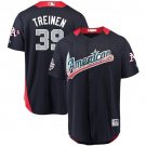 Mens Athletics #39 Blake Treinen Navy Blue 2018 All-Star Baseball Jersey