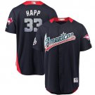 Blue Jays #33 J.A. Happ Navy Blue 2018 All-Star Baseball Jersey