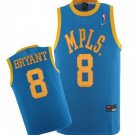 MEN'S LOS ANGELES LAKERS #8 KOBE BRYANT MPLS THROWBACK BLUE JERSEY