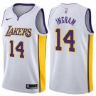MEN'S LOS ANGELES LAKERS #14 BRANDON INGRAM WHITE SWINGMAN JERSEY
