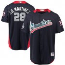 Mens Red Sox #28 J. D. Martinez Navy Blue 2018 All-Star  Baseball Jersey