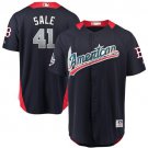 Mens Red Sox #41 Chris Sale Navy Blue 2018 All-Star  Baseball Jersey
