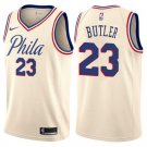 Men's Philadelphia 76ers #23 Jimmy Butler Cream NEW City Edition Jersey