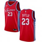 Men's Philadelphia 76ers #23 Jimmy Butler Cream NEW Red Jersey