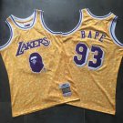 BAPE x Mitchell & Ness Lookbook Snoop Dogg Yellow Jersey