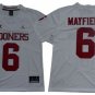 Men's Sooners #6 Baker Mayfield White XII Stitched NCAA Jersey