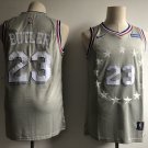 Men's Philadelphia 76ers #23 Jimmy Butler Gray 18/19 City Edition Jersey