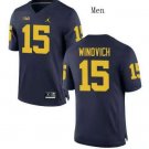 Mens Michigan Wolverines #15 WINOVICH Football Jersey