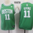 Youth/Kids Boston Celtics 11 Kyrie Irving Basketball Green Jersey