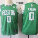 Youth/Kids Boston Celtics 0 Jayson Tatum Basketball Green Jersey