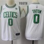 Youth/Kids Boston Celtics 0 Jayson Tatum Basketball White Jersey