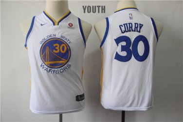 stephen curry white jersey youth