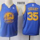 Youth/Kids Golden State Warriors 35 Kevin Durant Basketball Blue Jersey