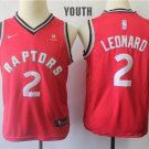 Youth/Kids Toronto Raptors 2 Kawhi Leonard Basketball Red Jersey