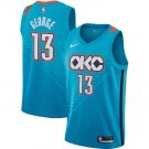 Oklahoma City Thunder Paul George #13 2018/19 White City Edition Men Jersey