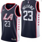 Men's Los Angeles Clippers #23 Louis Williams Black 18/19 City Edition Jersey