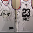 2019 All Star Game Los Angeles Lakers #23 LeBron James White Jerseys