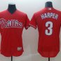 2019 Men's Philadelphia Phillies #3 Bryce Harper Flexbase Baseball Jersey