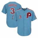 2019 Women's Philadelphia Phillies #3 Bryce Harper Blue Cool Base Baseball Jersey
