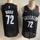 Men's Brooklyn Nets #72 Small Biggie Black City Edition Basketball New Jersey