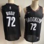 Men's Brooklyn Nets #72 Small Biggie Black City Edition Basketball New Jersey